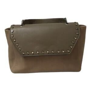 Universal Thread Olive Studded Flap Crossbody Bag Faux Leather Shoulder Purse